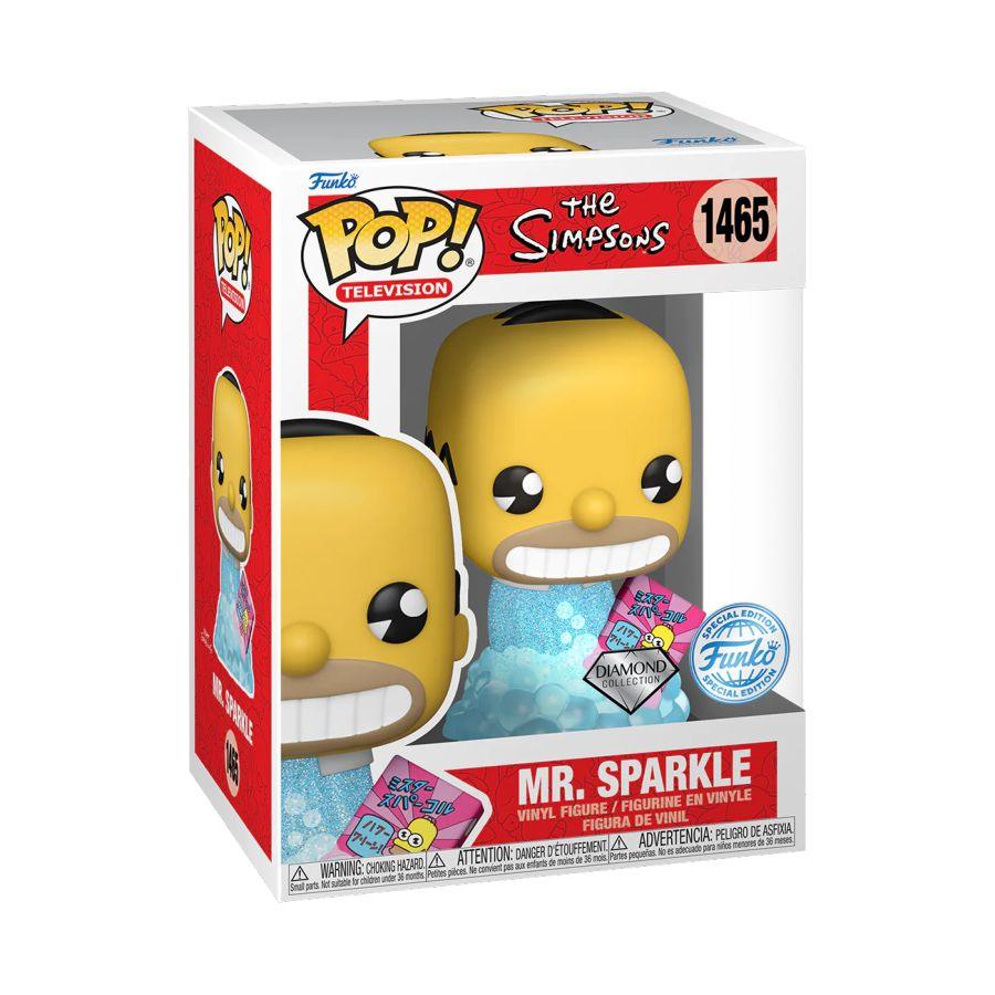 FUN76818 The Simpsons - Mr Sparkle US Exclusive Diamond Glitter Pop! Vinyl [RS] - Funko TBA - Titan Pop Culture