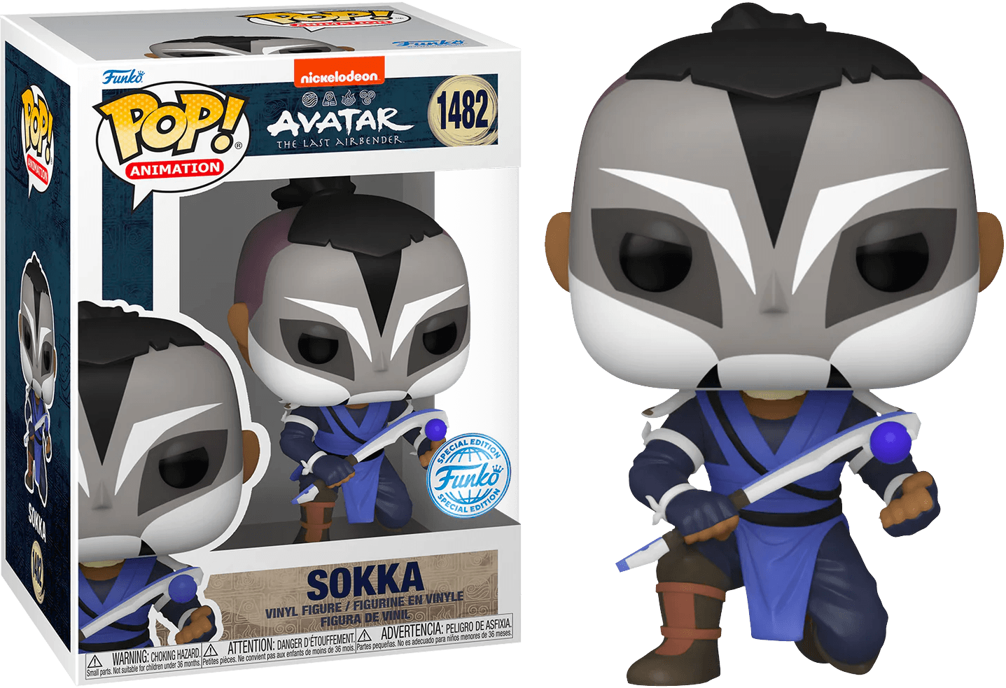 FUN76872 Avatar: the last Airbender - Sokka (Warrior) US Exclusive Pop! Vinyl [RS] - Funko - Titan Pop Culture