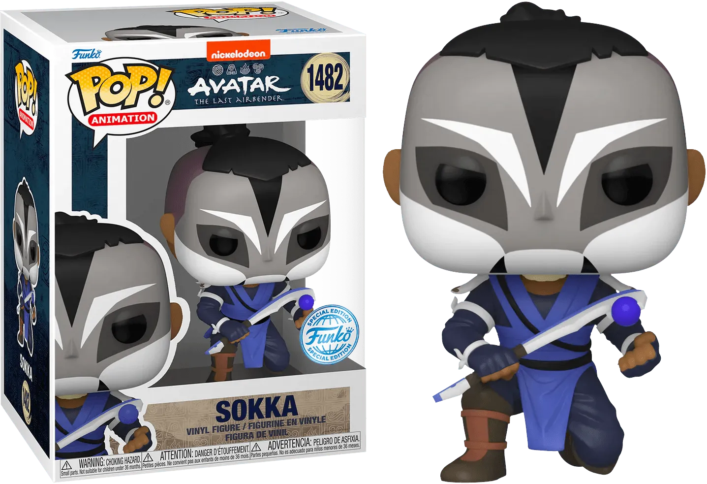 FUN76872 Avatar: the last Airbender - Sokka (Warrior) US Exclusive Pop! Vinyl [RS] - Funko - Titan Pop Culture