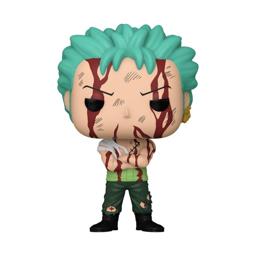 FUN76879 One Piece - Roronoa Zoro "Nothing Happened" US Exclusive Pop! Vinyl [RS] - Funko TBA - Titan Pop Culture