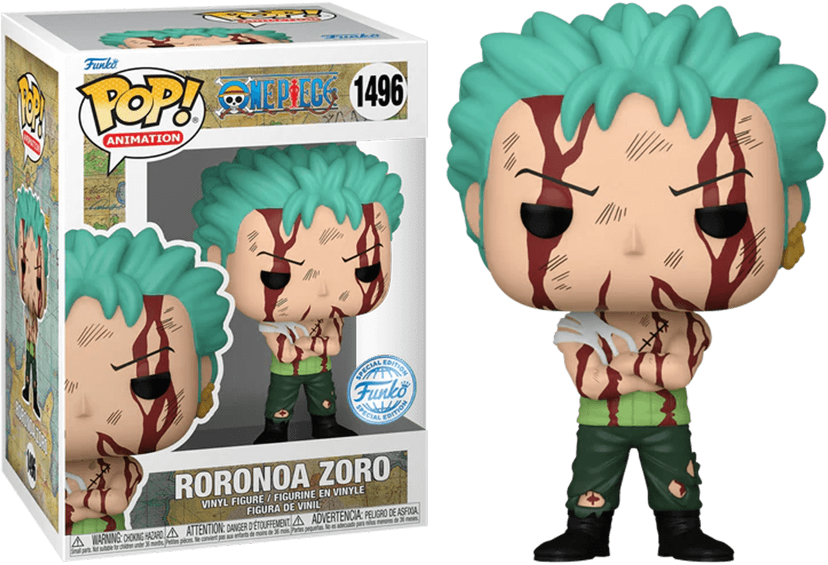 FUN76879 One Piece - Roronoa Zoro "Nothing Happened" US Exclusive Pop! Vinyl [RS] - Funko TBA - Titan Pop Culture