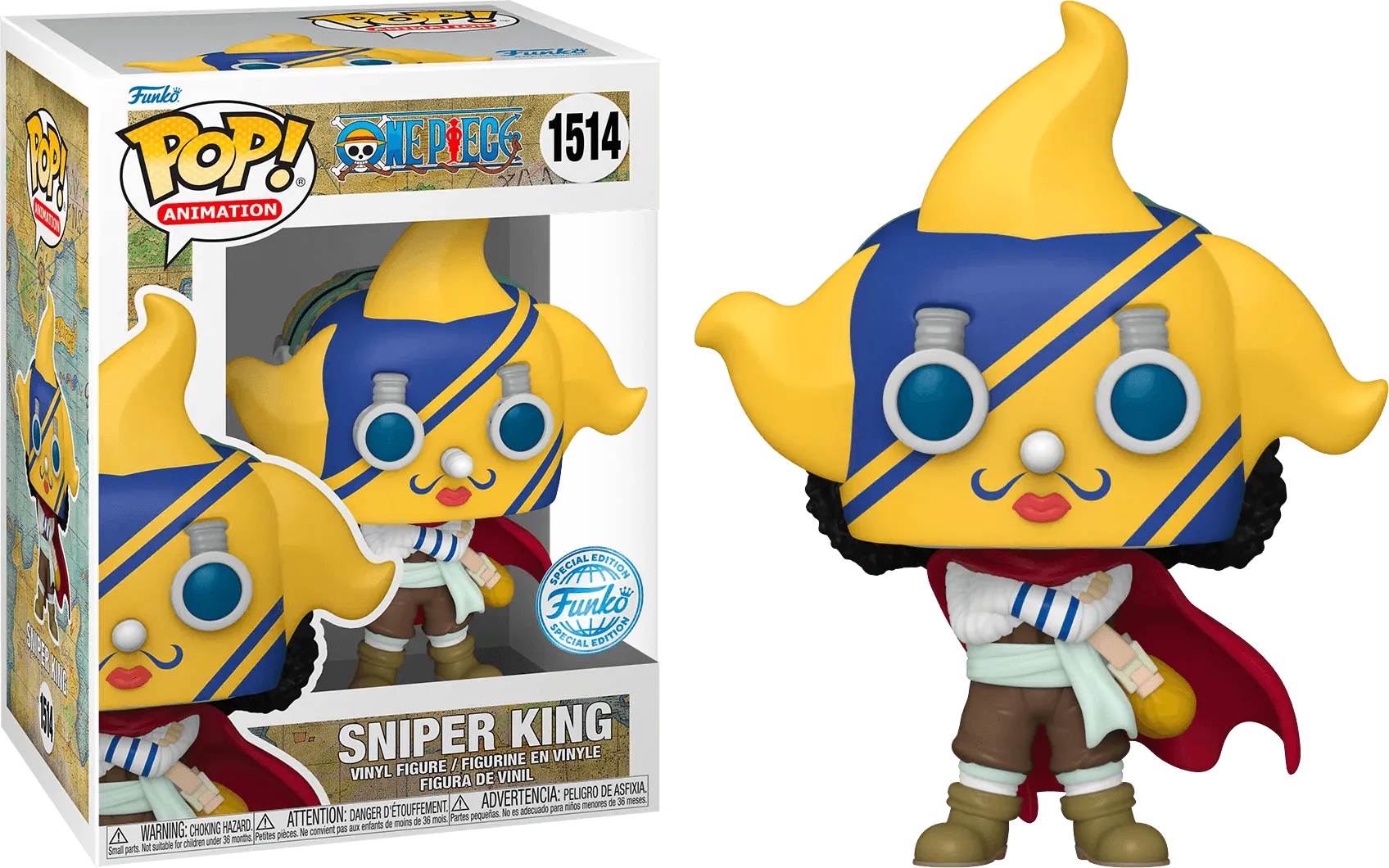 FUN76913 One Piece - Sniper King US Exclusive Pop! Vinyl [RS] - Funko - Titan Pop Culture