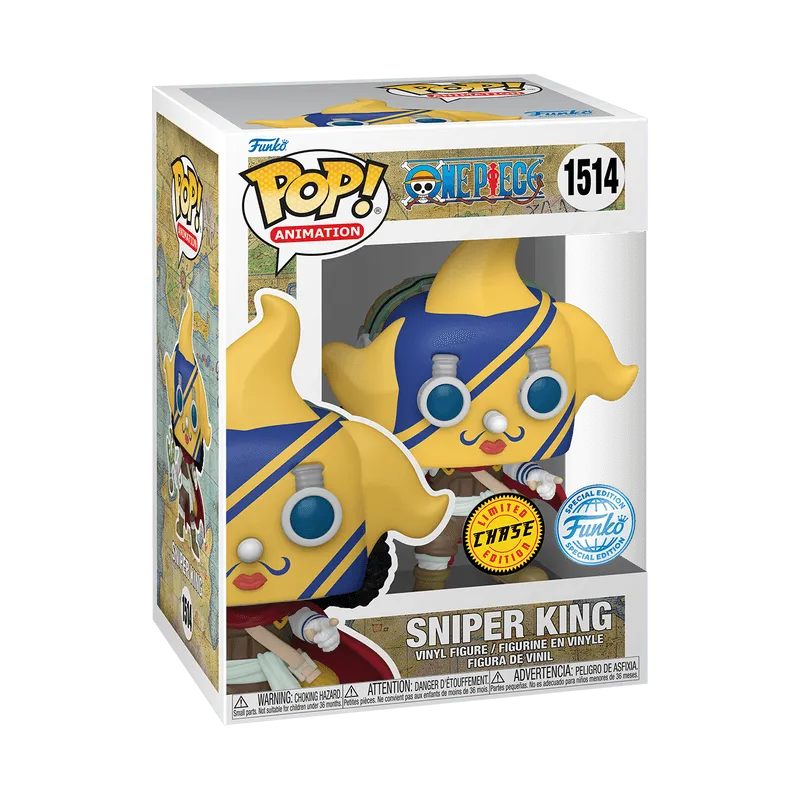 FUN76913CBUNDLE One Piece - Sniper King US Exclusive Pop! Vinyl - Chase Bundle - Funko - Titan Pop Culture