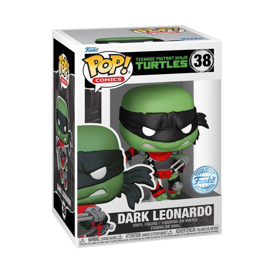 FUN76914 Teenage Mutant Ninja Turtles - Dark Leonardo (Comic) Pop! Vinyl [RS] - Funko - Titan Pop Culture