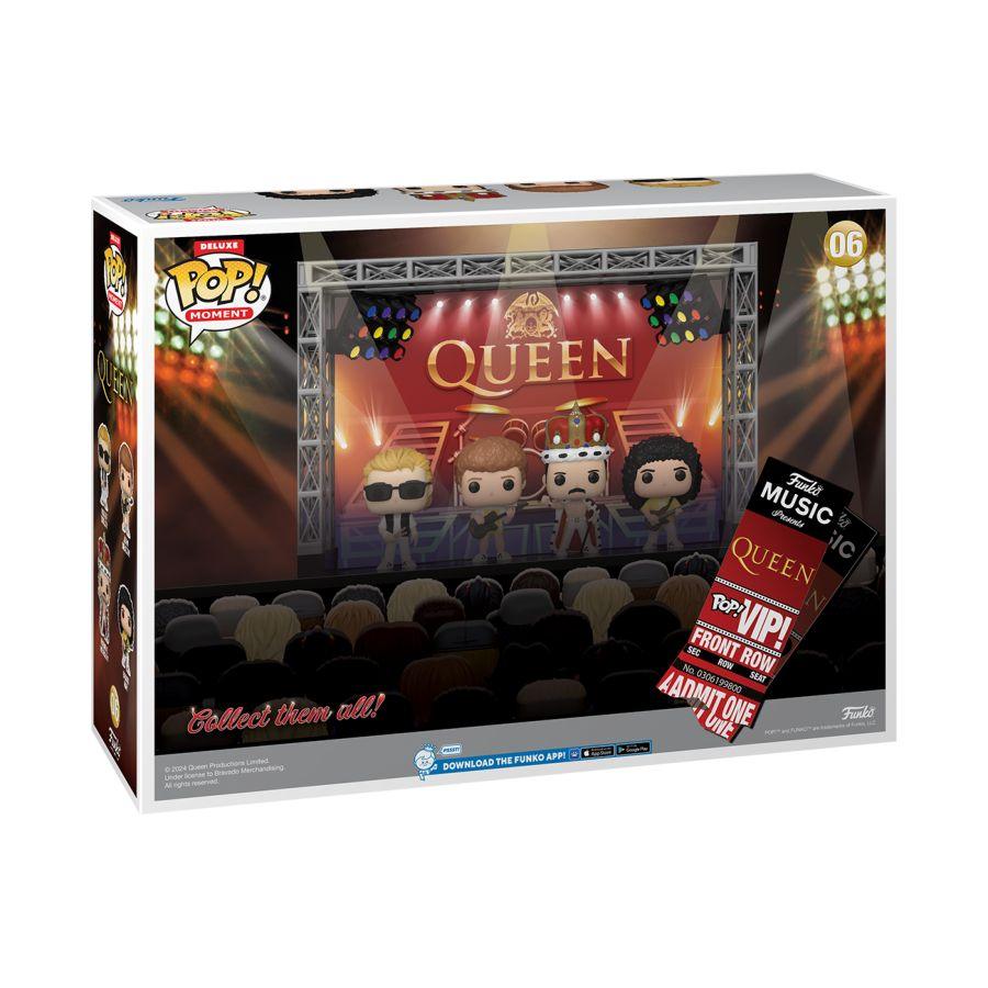 FUN77012 Queen - Wembley Stadium Pop! Moment Deluxe - Funko TBA - Titan Pop Culture