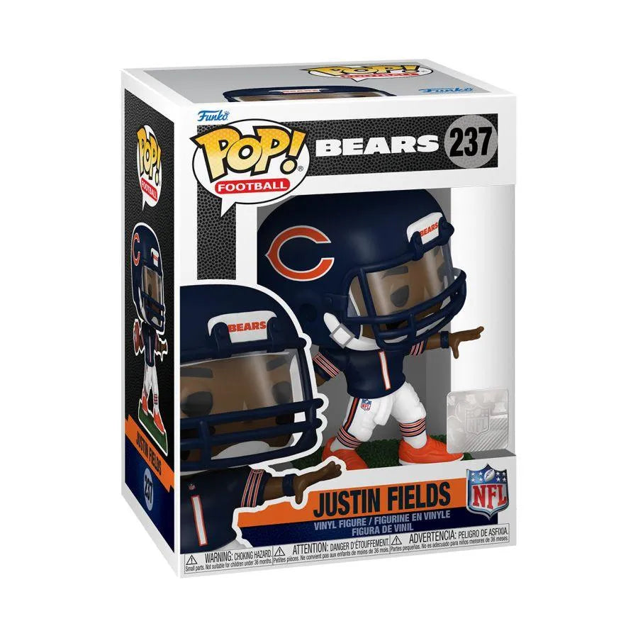 FUN77019 NFL: Bears - Justin Fields Pop! Vinyl - Funko - Titan Pop Culture