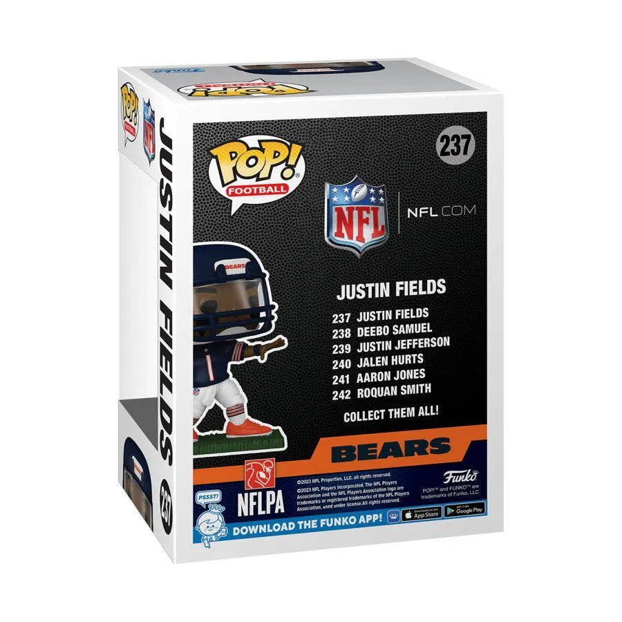 FUN77019 NFL: Bears - Justin Fields Pop! Vinyl - Funko - Titan Pop Culture