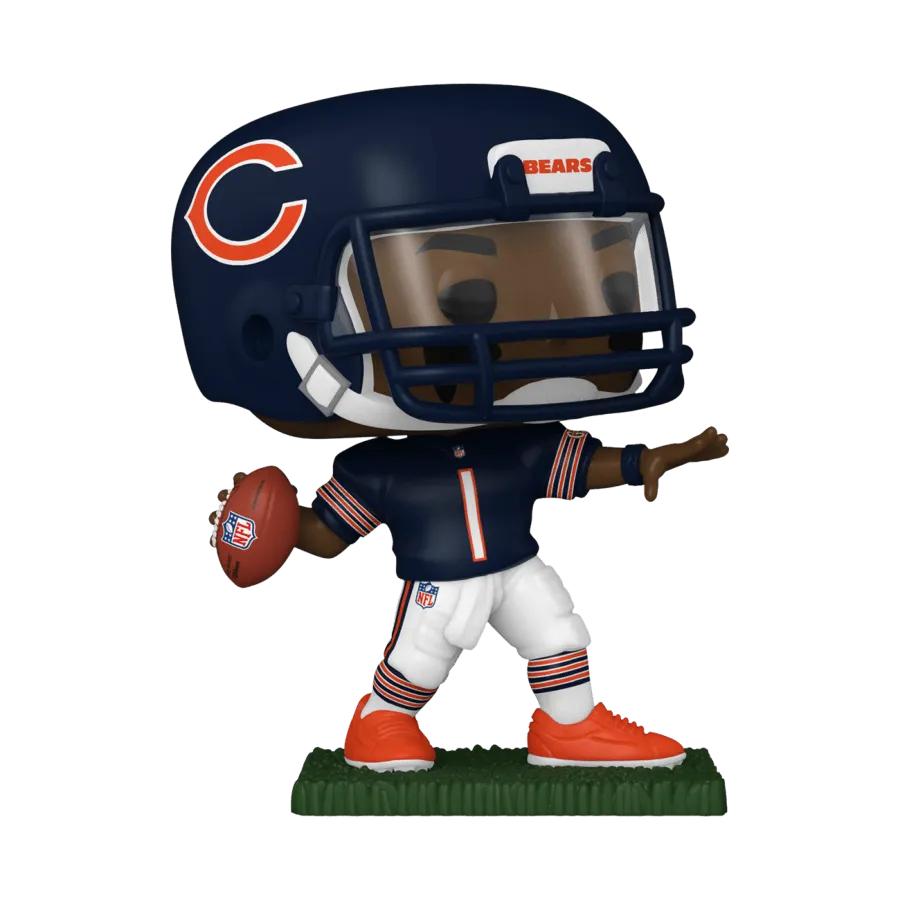 FUN77019 NFL: Bears - Justin Fields Pop! Vinyl - Funko - Titan Pop Culture