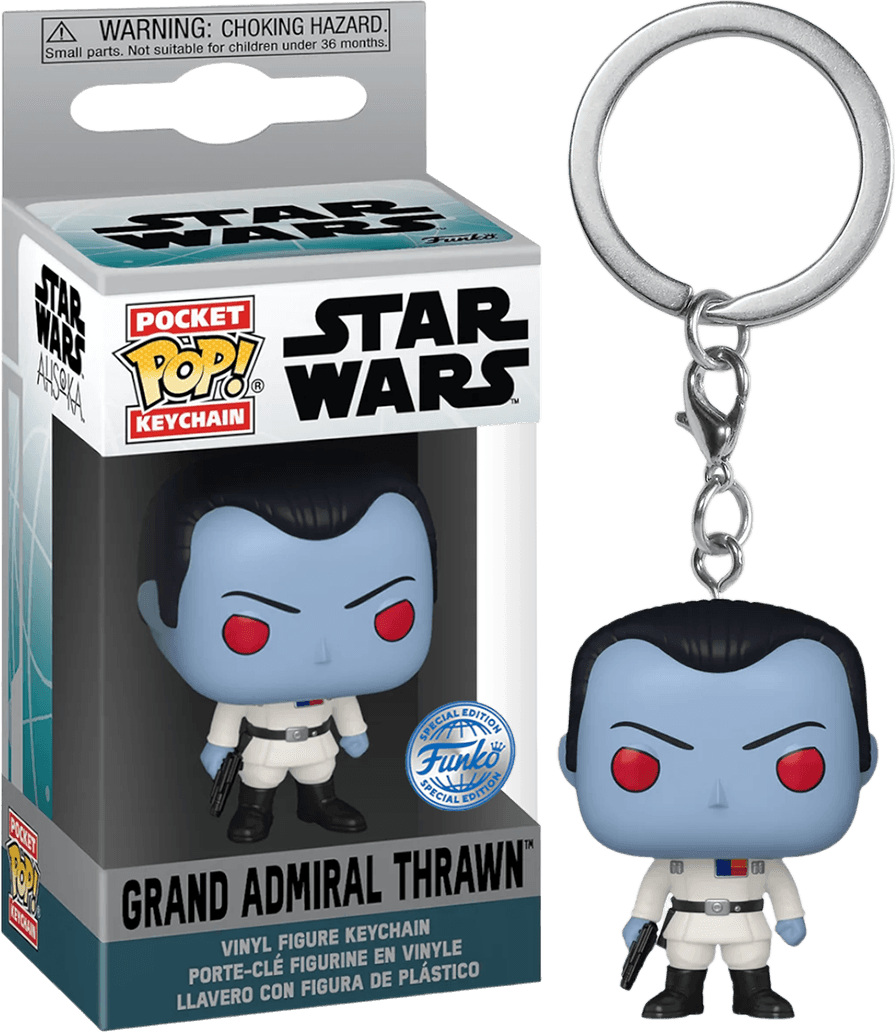 FUN77021 Star Wars: Ahsoka (TV) - Thrawn US Exclusive Pop! Keychain [RS] - Funko - Titan Pop Culture