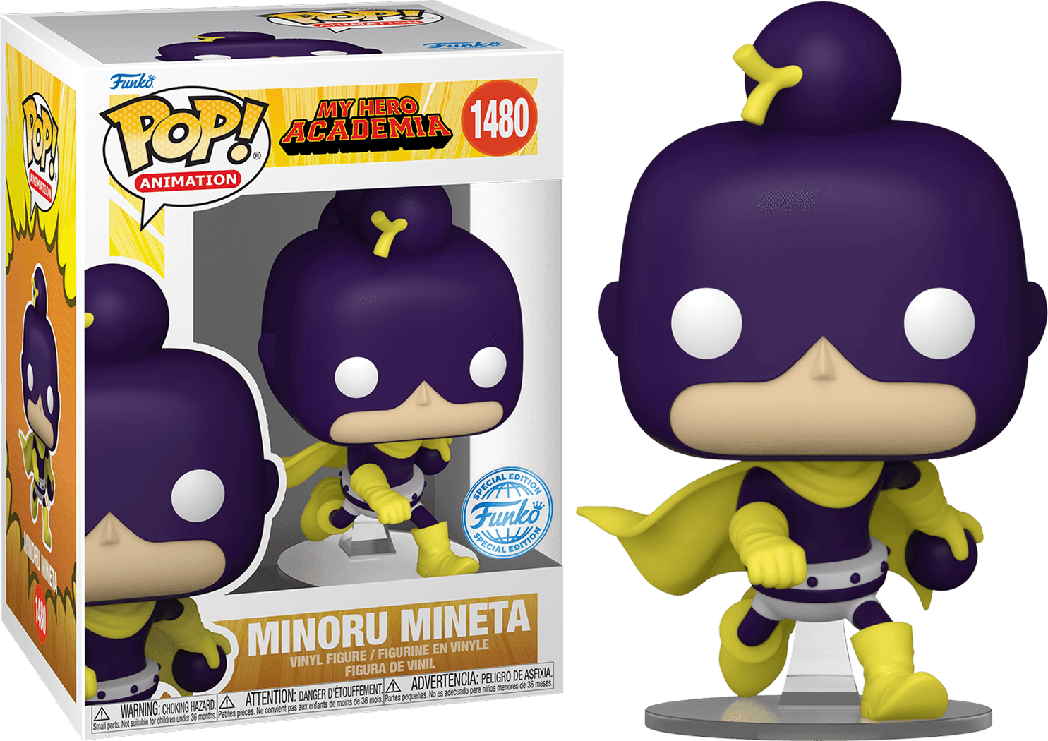 FUN77022 My Hero Academia - Minoru Mineta US Exclusive Pop! Vinyl [RS] - Funko - Titan Pop Culture