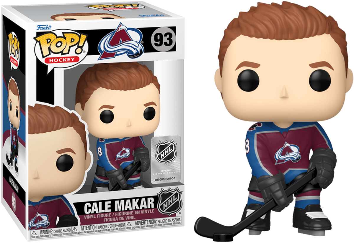 FUN77163 NHL: Avalanche - Cale Makar Pop! Vinyl - Funko - Titan Pop Culture