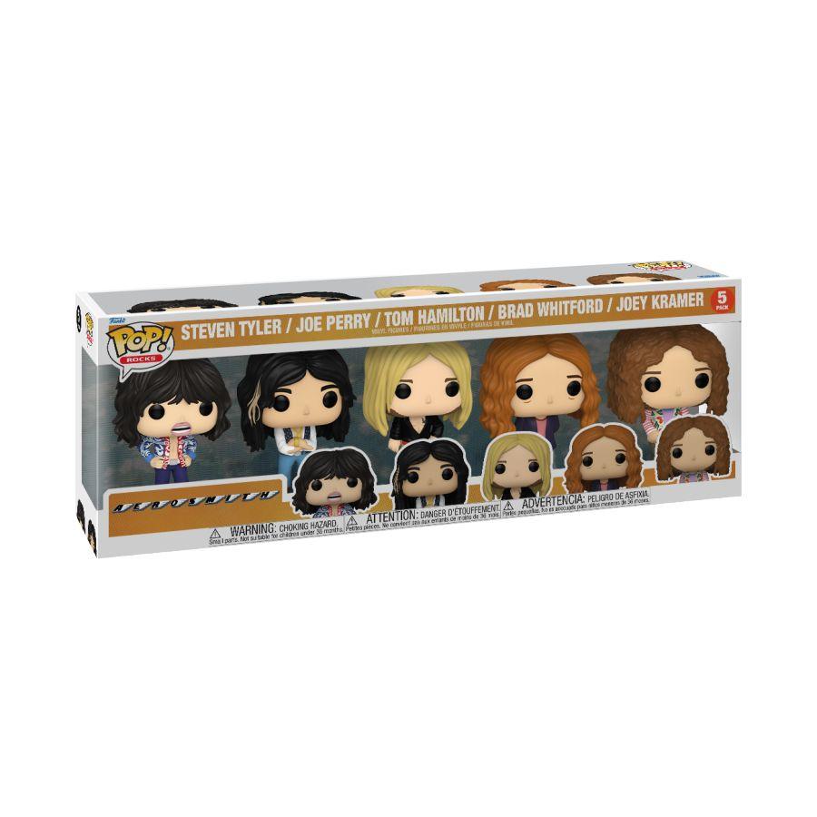 FUN77189 Aerosmith - Band Line-Up Pop! Vinyl 5-Pack - Funko - Titan Pop Culture