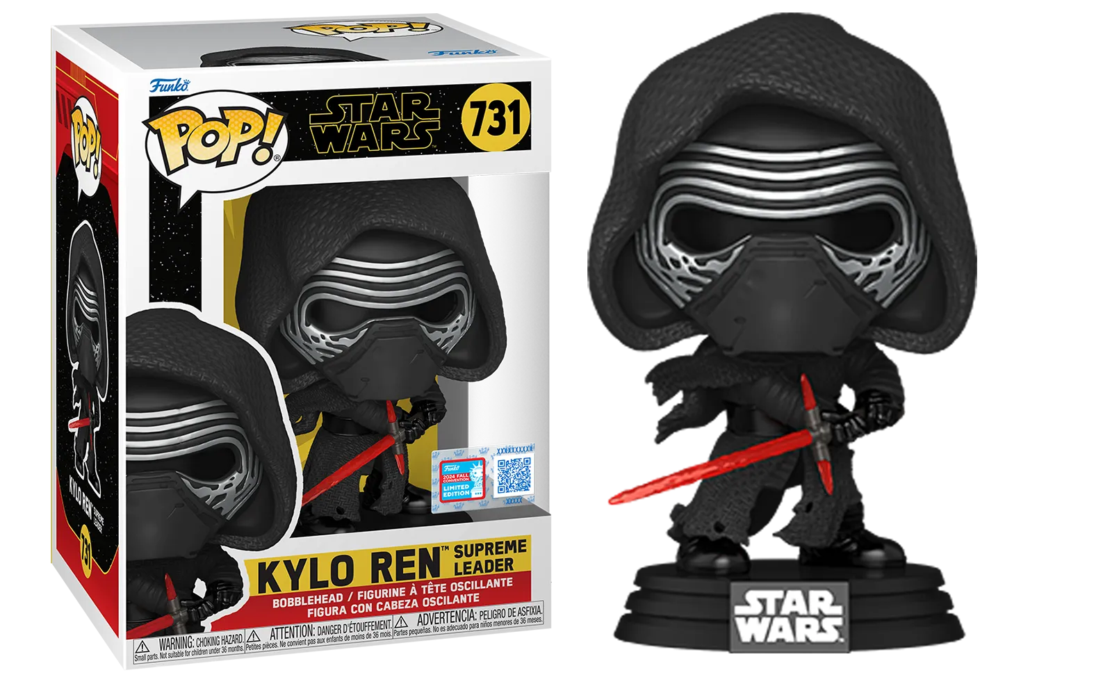 FUN77368 Star Wars: Darkside - Kylo Ren NYCC 2024 US Exclusive Pop! Vinyl [RS] - Funko - Titan Pop Culture