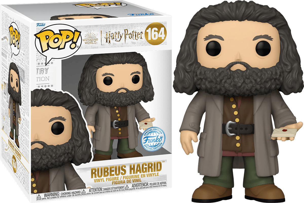 FUN77381 Harry Potter - Hagrid with Letter US Exclusive 6" Pop! Vinyl [RS] - Funko - Titan Pop Culture