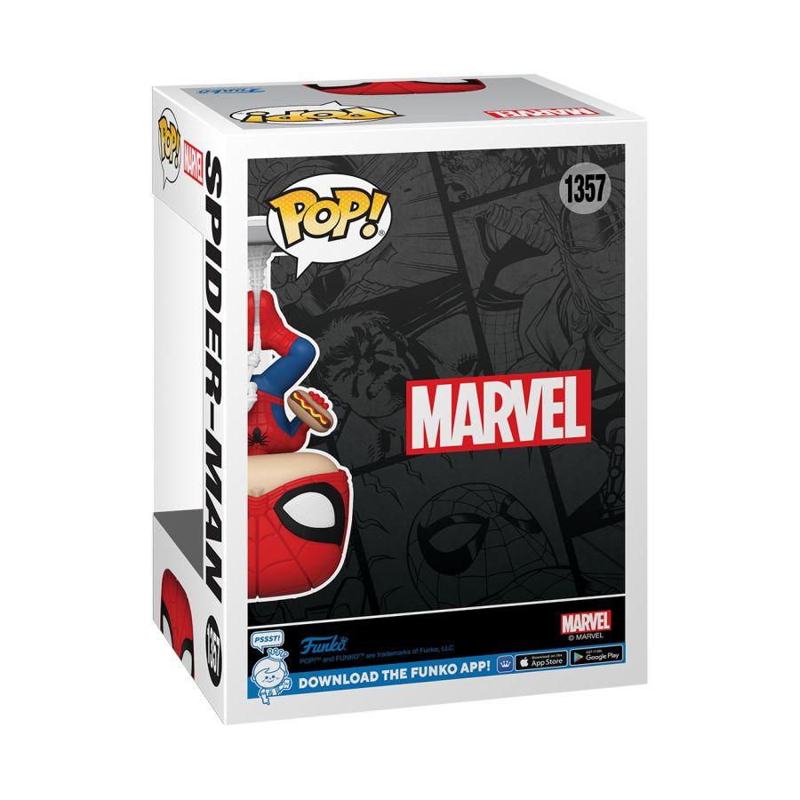 FUN77388 Spider-Man - Spider-Man (with Hot Dog) US Exclusive Pop! Vinyl [RS] - Funko - Titan Pop Culture