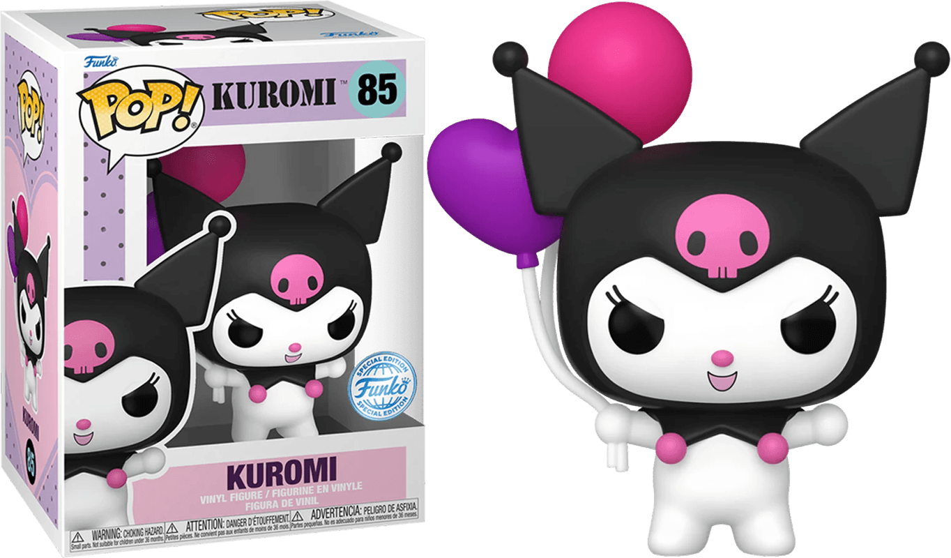 FUN77395 Hello Kitty - Kuromi (Balloons) US Exclusive Pop! Vinyl [RS] - Funko - Titan Pop Culture