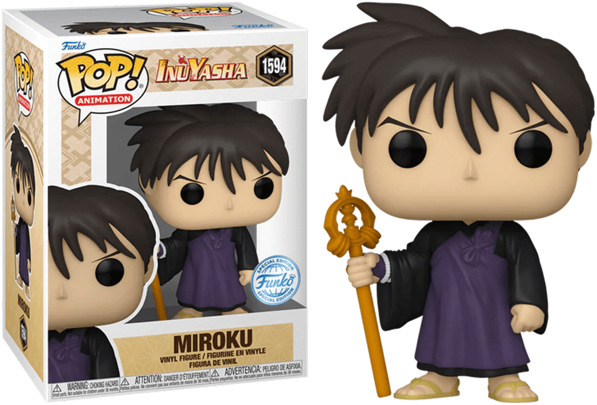 FUN77401 InuYasha - Miroku US Exclusive Pop! Vinyl [RS] - Funko - Titan Pop Culture