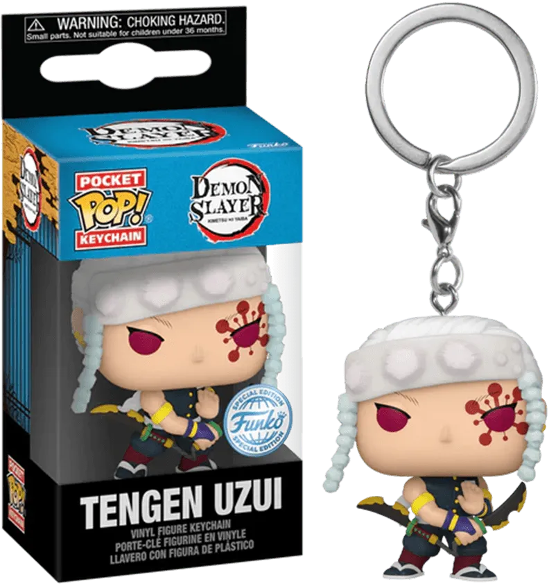 FUN77422 Demon Slayer - Tengen Uzui US Exclusive Pop! Keychain [RS] - Funko - Titan Pop Culture