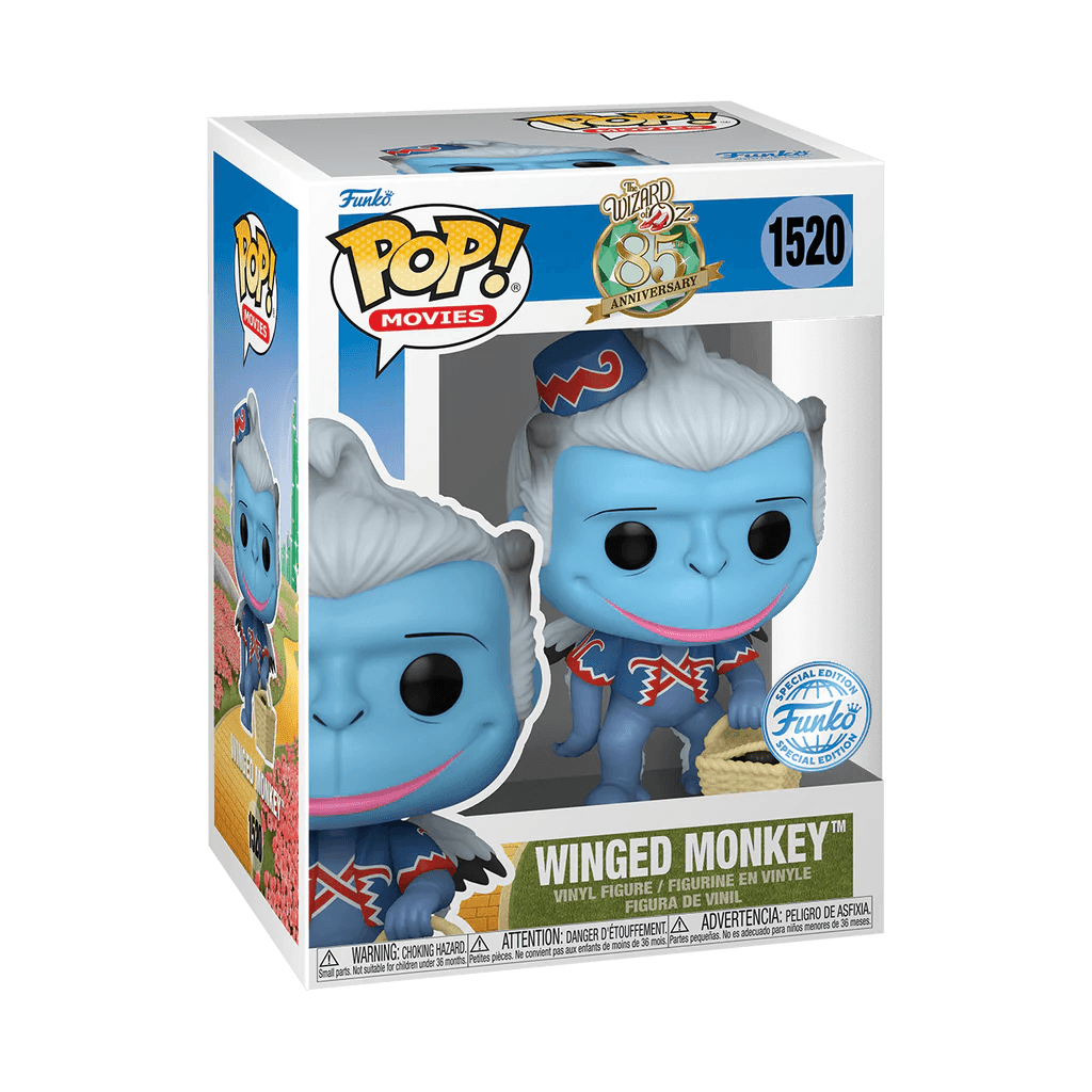 FUN77423 Wizard of Oz - Winged Monkey (with chase) US Exclusive Pop! Vinyl [RS] - Funko TBA - Titan Pop Culture