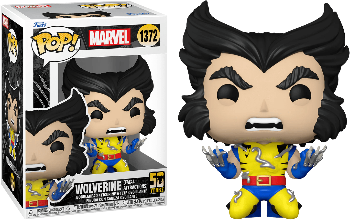 FUN77436 Wolverine 50th Anniversary - Wolverine (Fatal Attractions) Pop! Vinyl - Funko - Titan Pop Culture