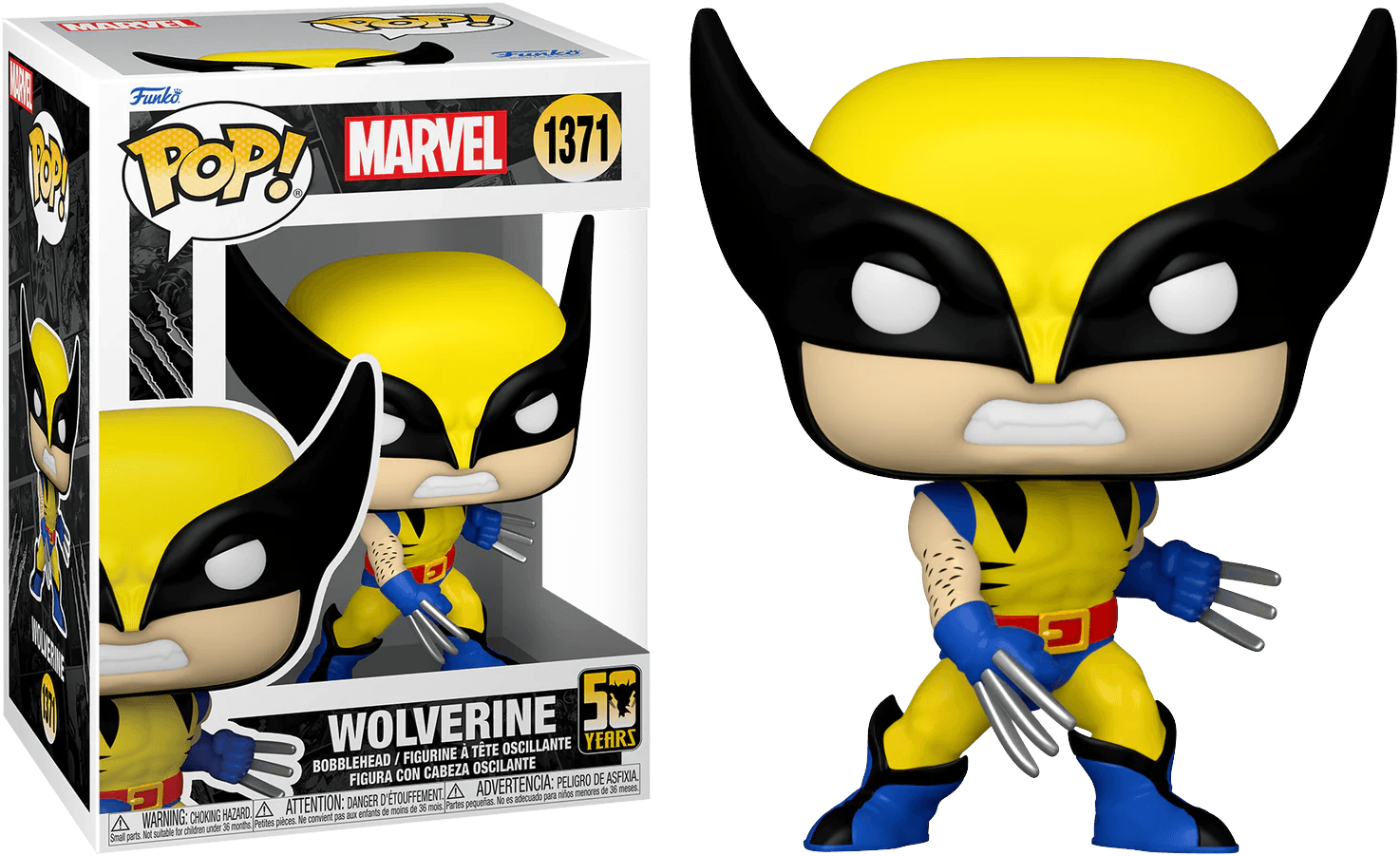 FUN77438 Wolverine 50th Anniversary - Wolverine (Classic) Pop! Vinyl - Funko TBA - Titan Pop Culture