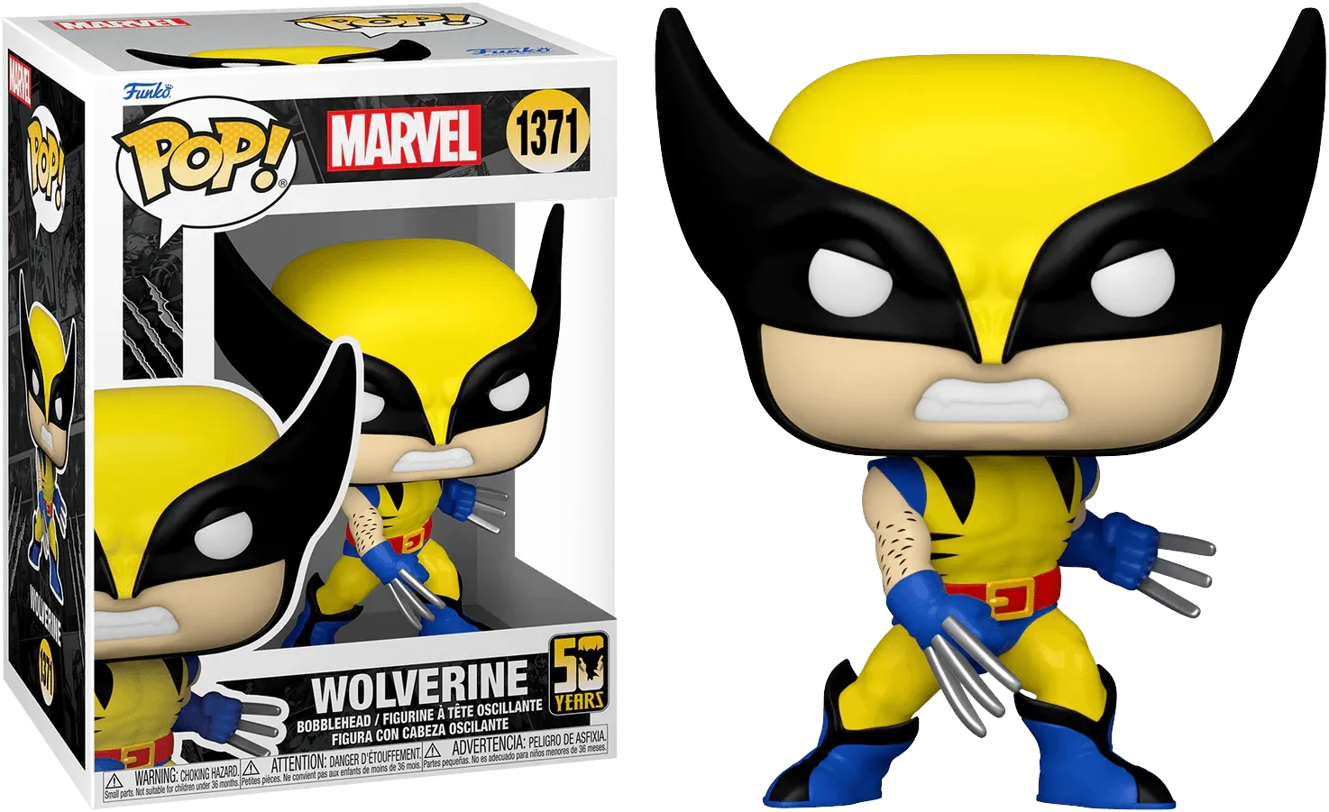 FUN77438 Wolverine 50th Anniversary - Wolverine (Classic) Pop! Vinyl - Funko TBA - Titan Pop Culture