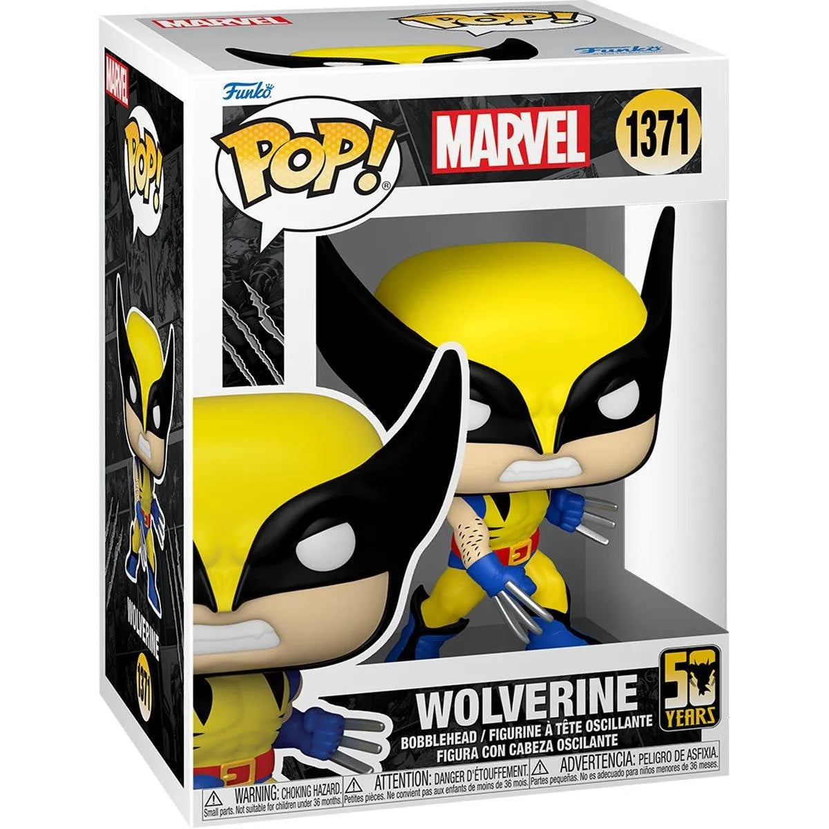 FUN77438 Wolverine 50th Anniversary - Wolverine (Classic) Pop! Vinyl - Funko TBA - Titan Pop Culture