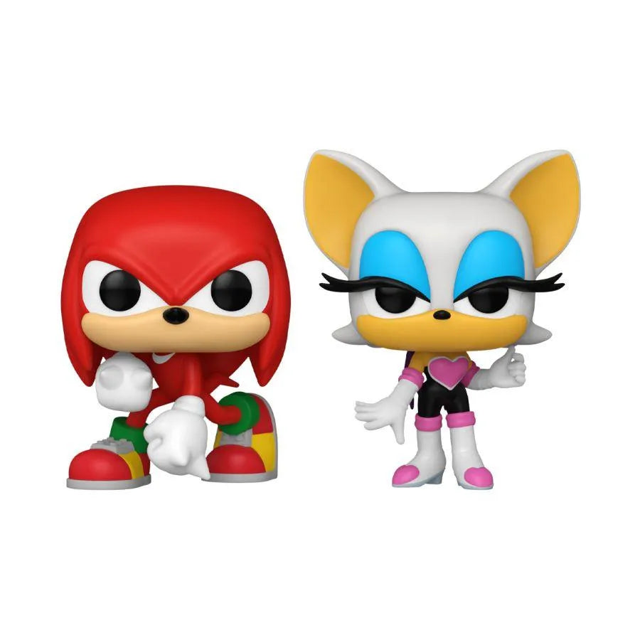 FUN77477 Sonic the Hedgehog - Knuckles & Rouge US Exclusive Pop! Vinyl 2-Pack [RS] - Funko - Titan Pop Culture