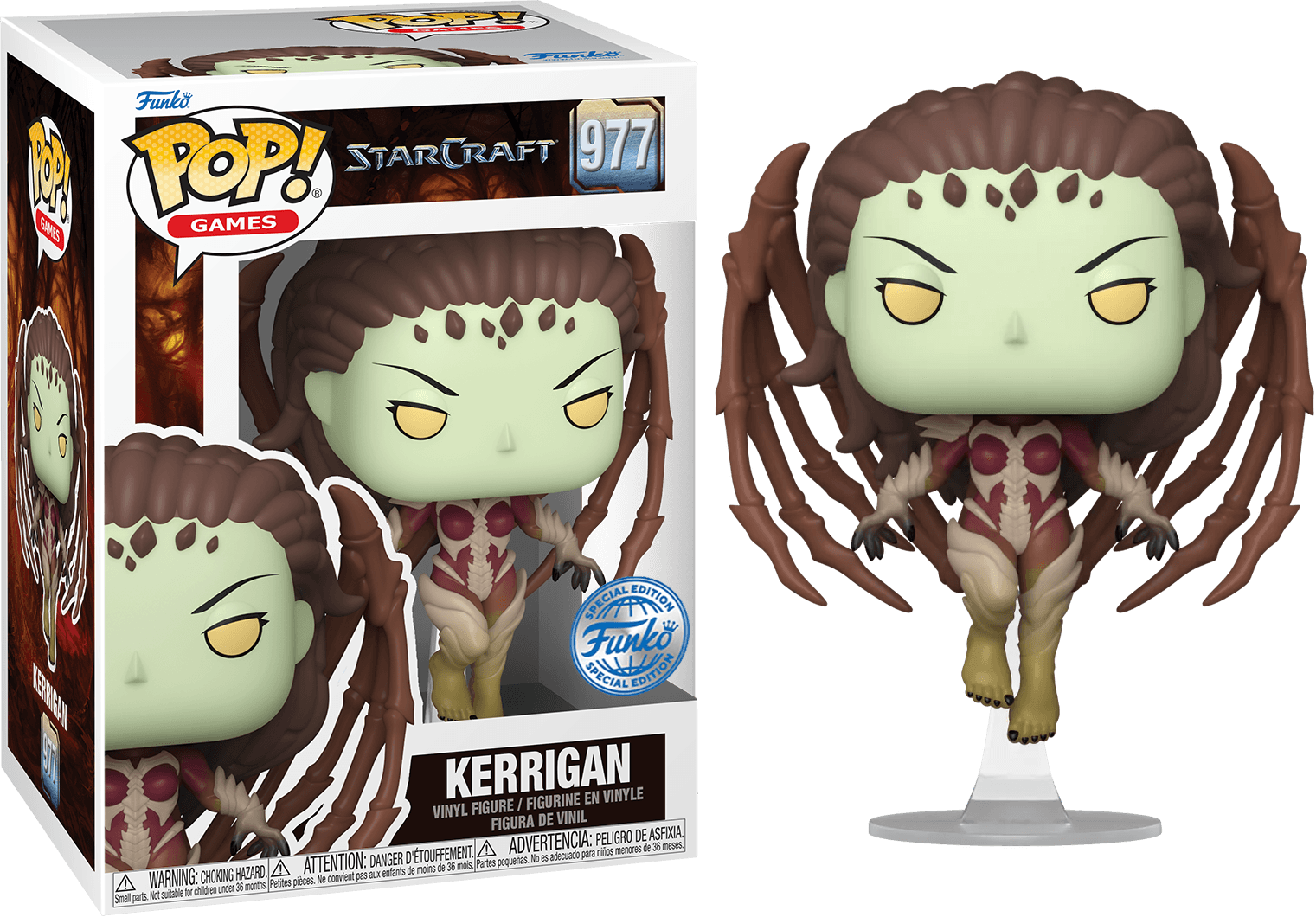 FUN77478 Starcraft 2 - Kerrigan (with Wings) US Exclusive Pop! Vinyl [RS] - Funko - Titan Pop Culture