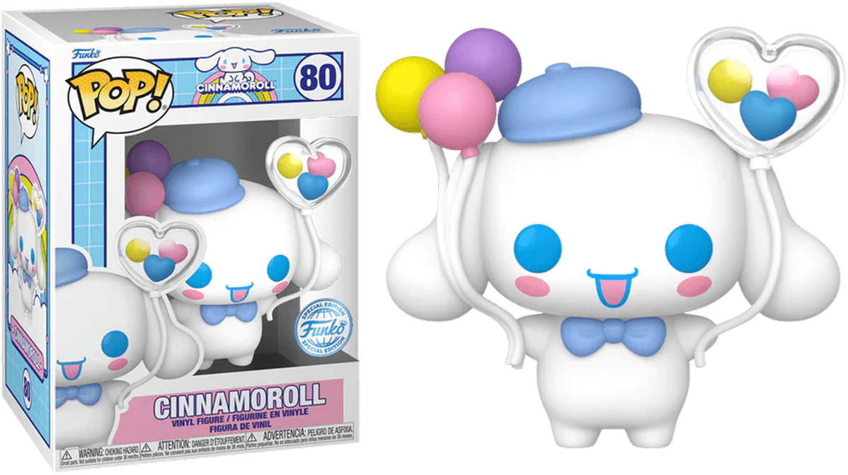 FUN77480 Hello Kitty - Cinnamoroll (with Balloons) Pop! Vinyl - Funko - Titan Pop Culture