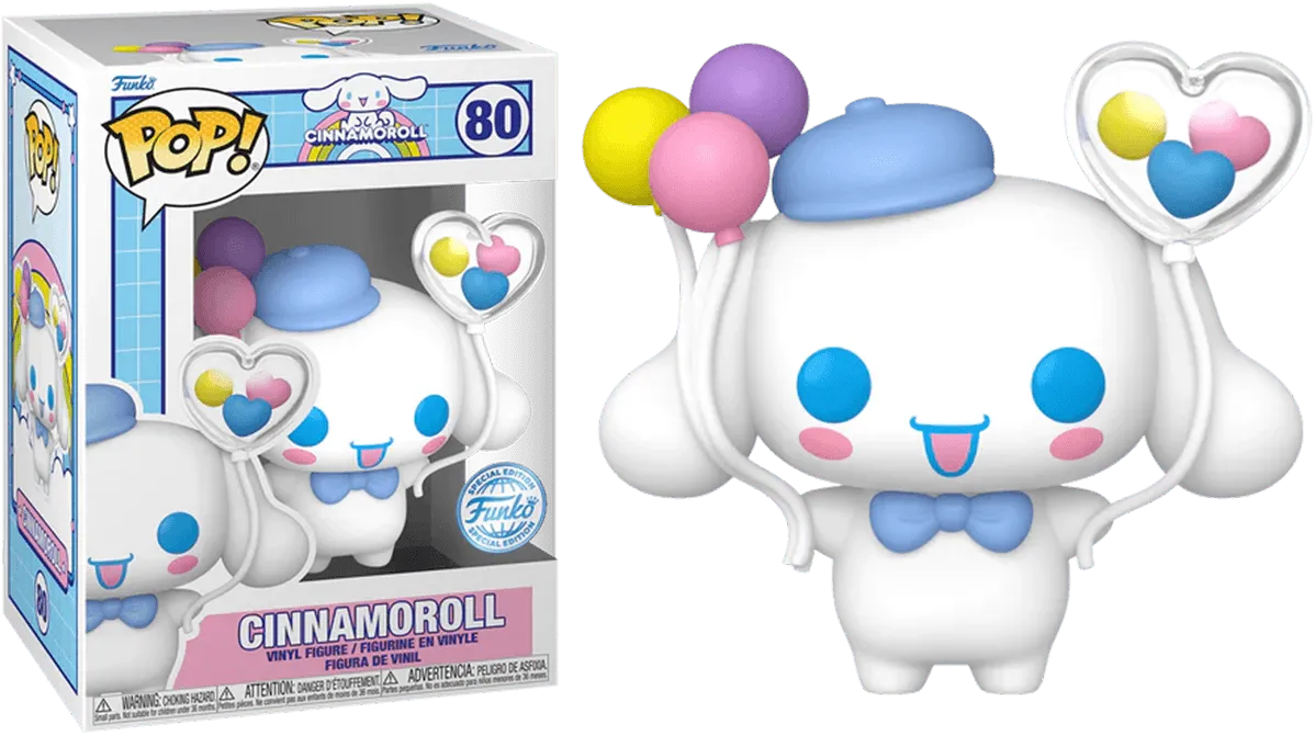 FUN77480 Hello Kitty - Cinnamoroll (with Balloons) Pop! Vinyl - Funko - Titan Pop Culture