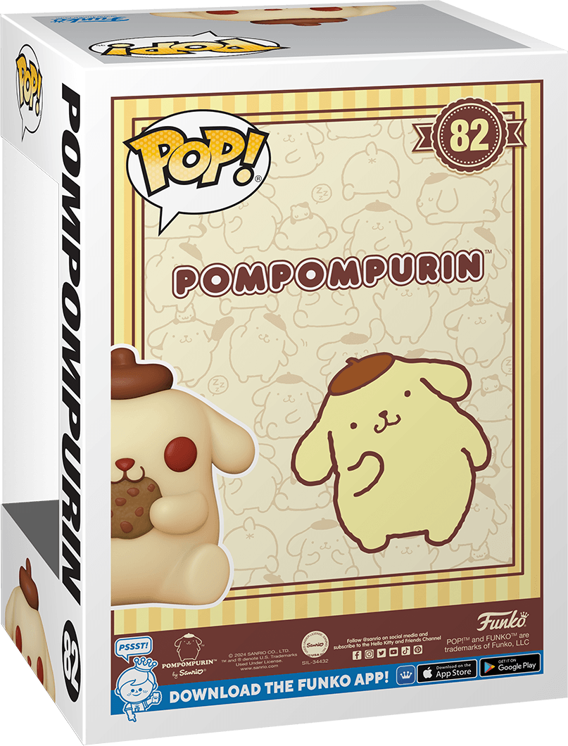 FUN77482 Hello Kitty - Pompompurin (with food) US Exclusive Pop! Vinyl [RS] - Funko - Titan Pop Culture