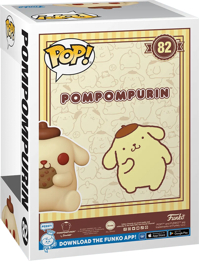 FUN77482 Hello Kitty - Pompompurin (with food) US Exclusive Pop! Vinyl [RS] - Funko - Titan Pop Culture