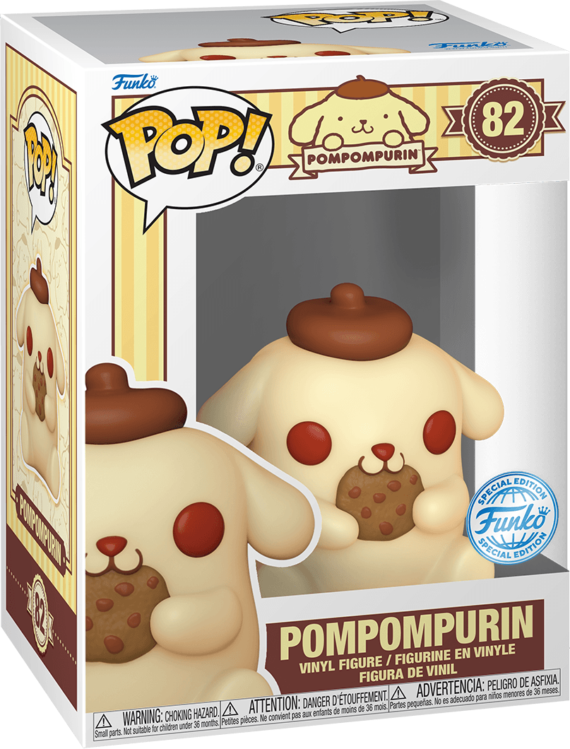 FUN77482 Hello Kitty - Pompompurin (with food) US Exclusive Pop! Vinyl [RS] - Funko - Titan Pop Culture