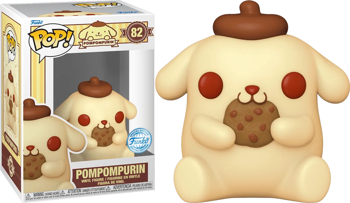 FUN77482 Hello Kitty - Pompompurin (with food) US Exclusive Pop! Vinyl [RS] - Funko - Titan Pop Culture