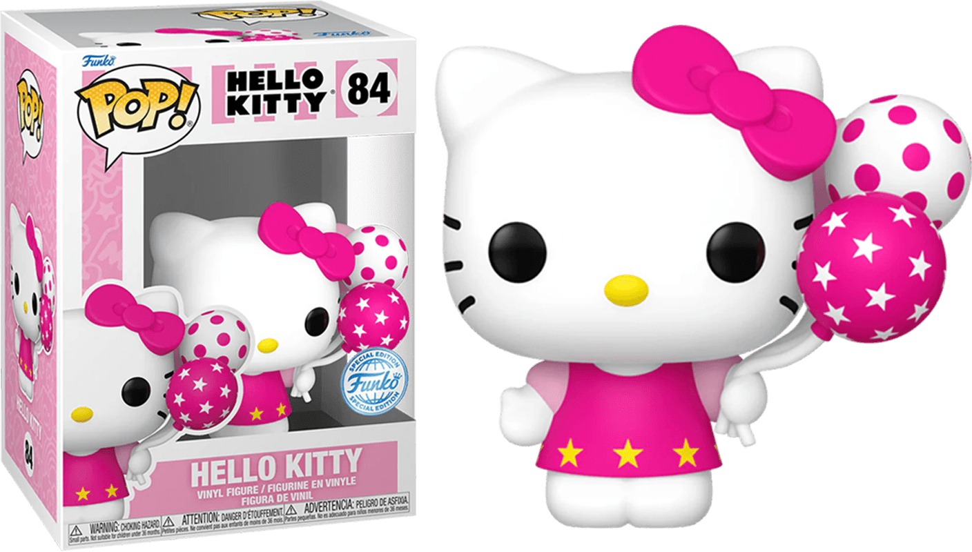 FUN77483 Hello Kitty - Hello Kitty with Balloons US Exclusive Pop! Vinyl [RS] - Funko TBA - Titan Pop Culture