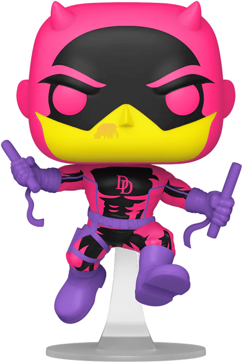 FUN77545 Marvel Comics - Daredevil (Classic) US Exclusive Blacklight Pop! Vinyl [RS] - Funko - Titan Pop Culture