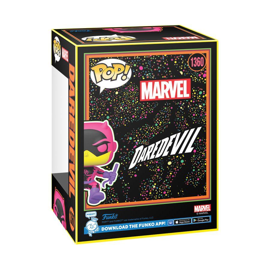 FUN77545 Marvel Comics - Daredevil (Classic) US Exclusive Blacklight Pop! Vinyl [RS] - Funko - Titan Pop Culture