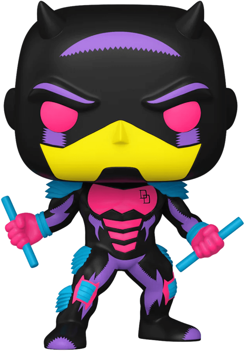 FUN77546 Marvel Comics - Daredevil (Fall from Grace) US Exclusive Blacklight Pop! Vinyl [RS] - Funko - Titan Pop Culture