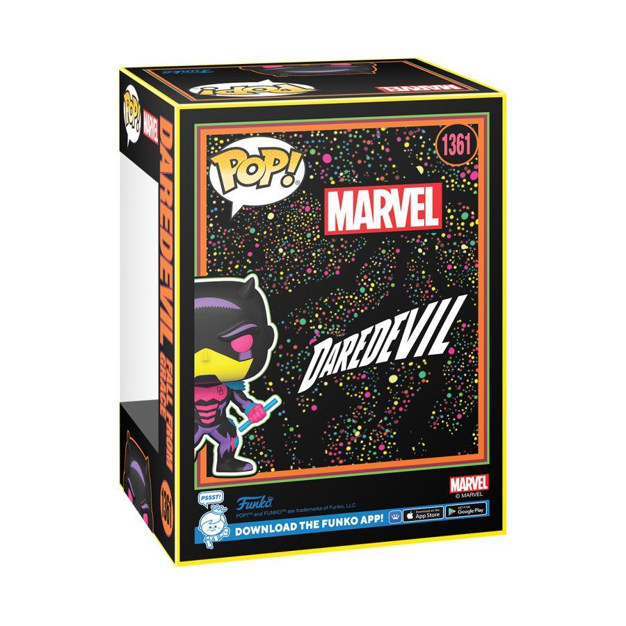 FUN77546 Marvel Comics - Daredevil (Fall from Grace) US Exclusive Blacklight Pop! Vinyl [RS] - Funko - Titan Pop Culture