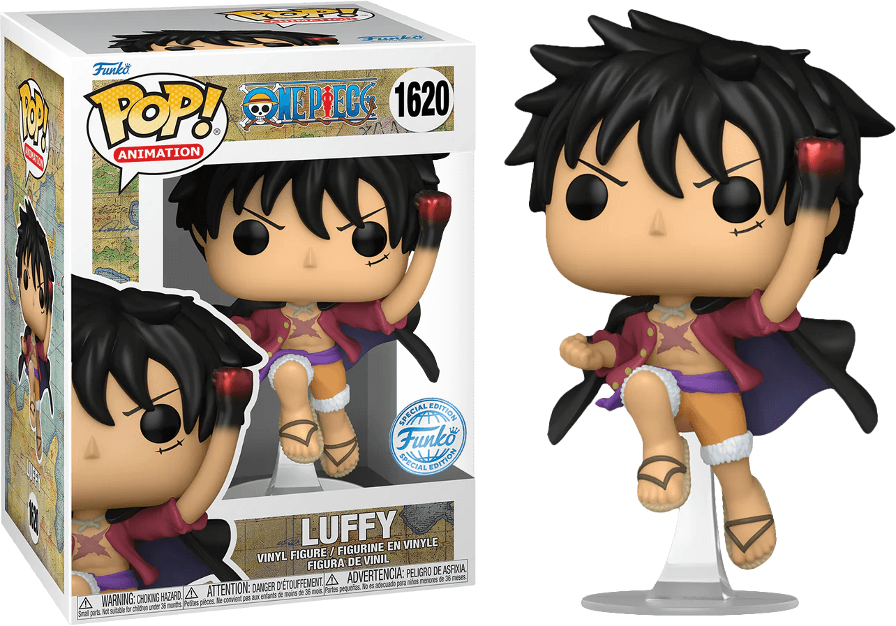 FUN77959 One Piece - Luffy Uppercut US Exclusive Metallic Pop! Vinyl [RS] - Funko - Titan Pop Culture