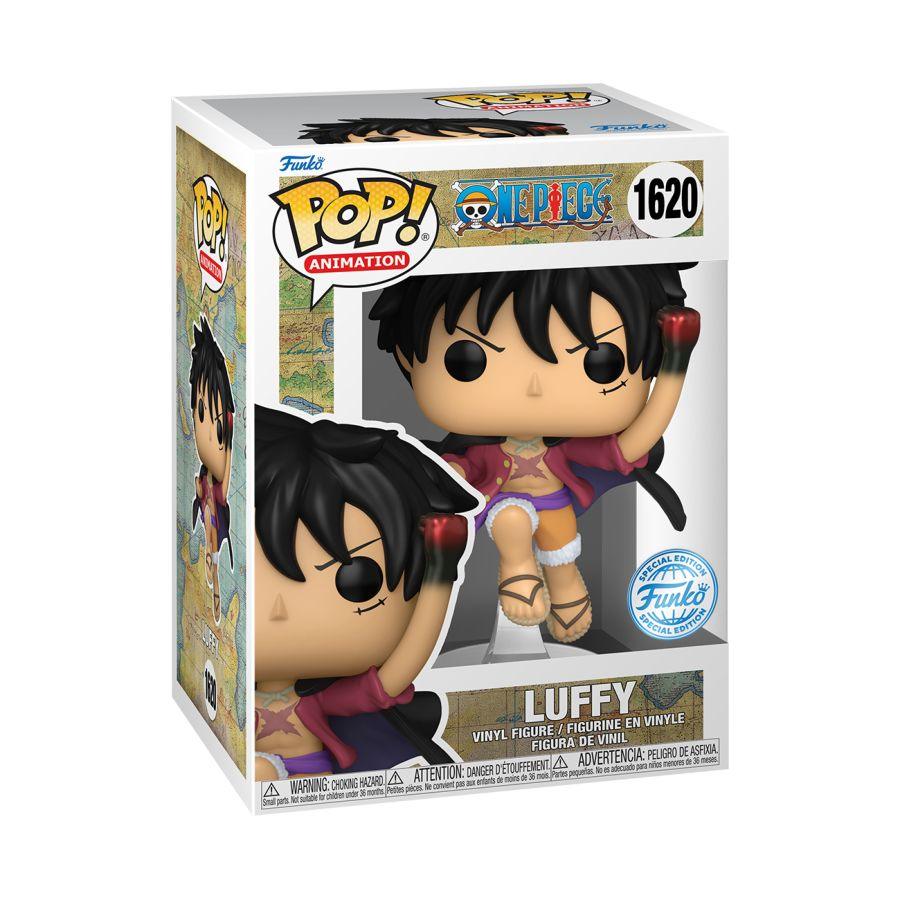 FUN77959 One Piece - Luffy Uppercut US Exclusive Metallic Pop! Vinyl [RS] - Funko - Titan Pop Culture