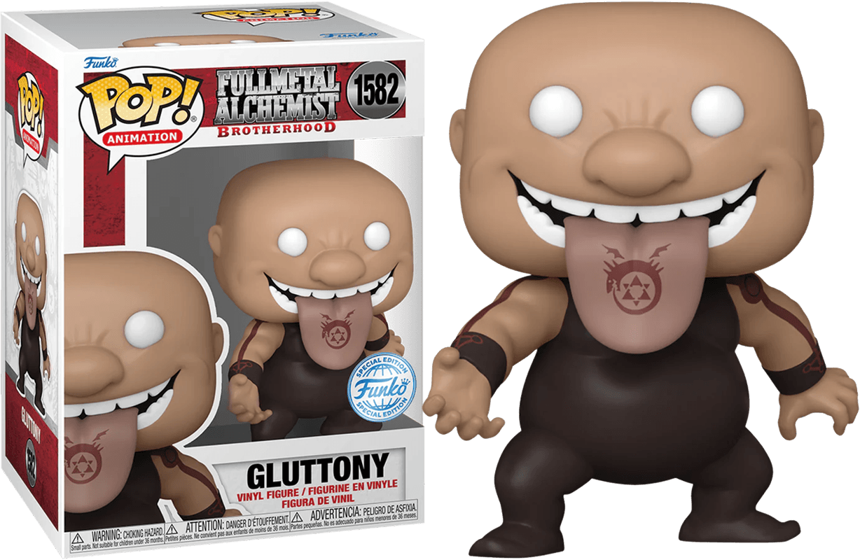 FUN77964 Fullmetal Alchemist: Brotherhood - Gluttony US Exclusive Pop! Vinyl [RS] - Funko - Titan Pop Culture