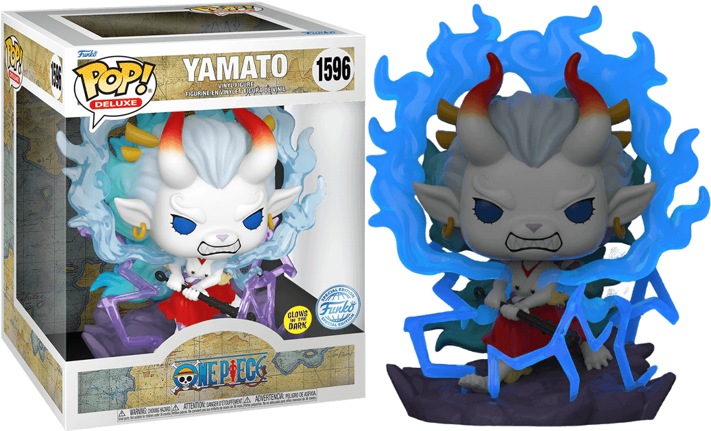 FUN77970 One Piece - Yamato Man-Beast Form US Exclusive Glow Pop! Deluxe [RS] - Funko - Titan Pop Culture