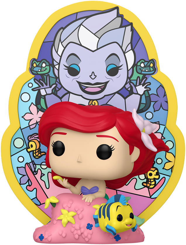 The Little Mermaid (1989) - Ariel (Stained Glass) Pop! Deluxe