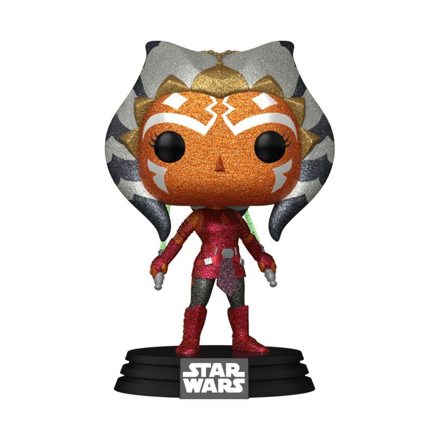 FUN78009 Star Wars: Clone Wars - Ahsoka Tano US Exclusive Diamond Glitter Pop! Vinyl [RS] - Funko - Titan Pop Culture