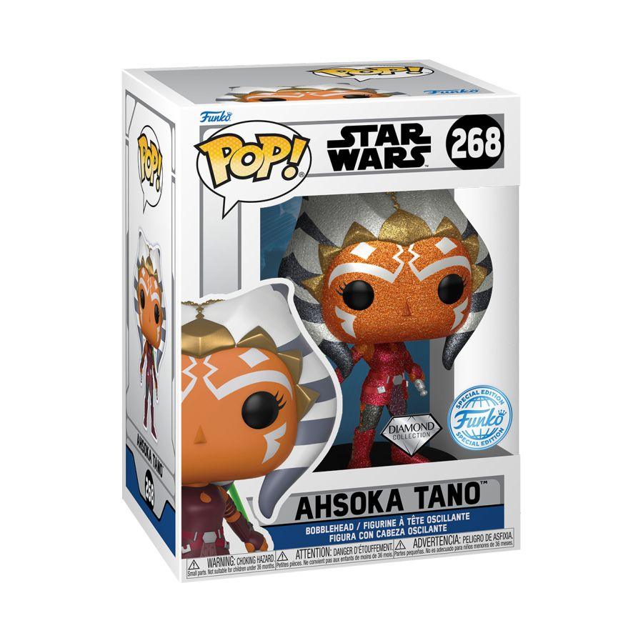 FUN78009 Star Wars: Clone Wars - Ahsoka Tano US Exclusive Diamond Glitter Pop! Vinyl [RS] - Funko - Titan Pop Culture