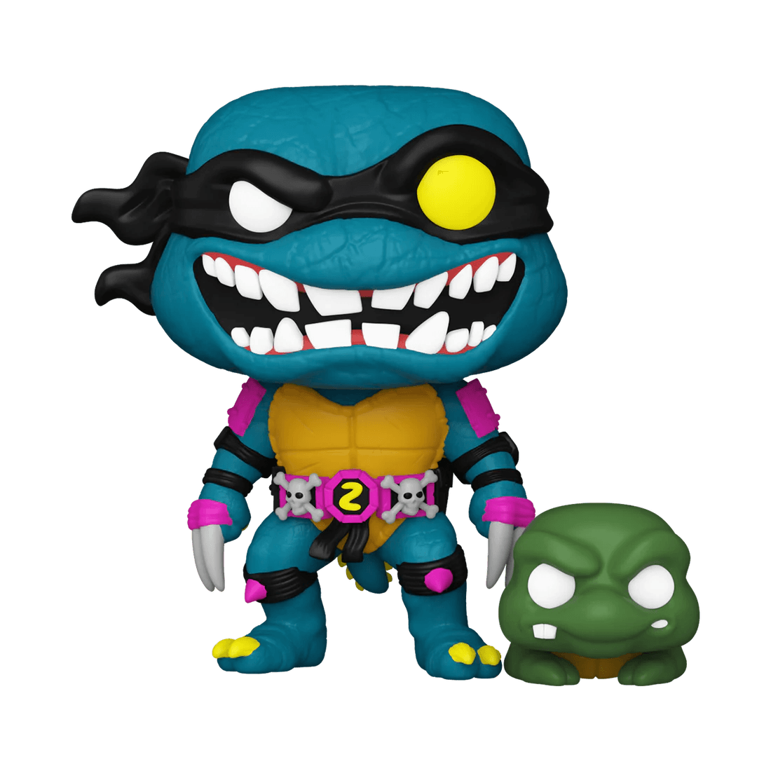 FUN78048 Teenage Mutant Ninja Turtles - Slash w/Mouser Pop! Vinyl - Funko - Titan Pop Culture