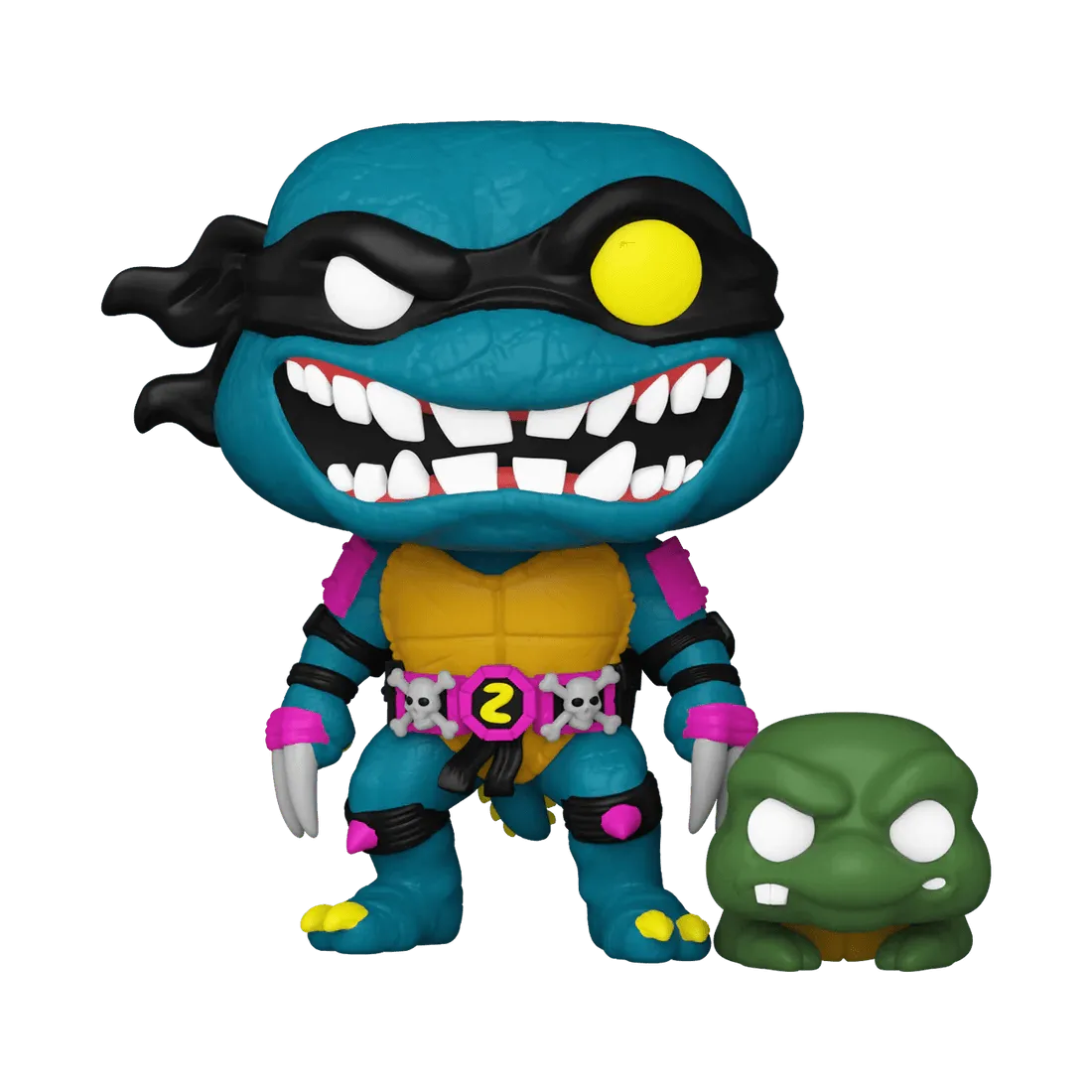 FUN78048 Teenage Mutant Ninja Turtles - Slash w/Mouser Pop! Vinyl - Funko - Titan Pop Culture