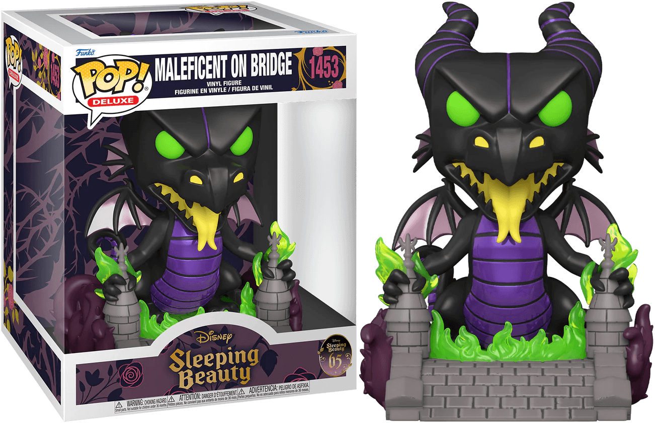 FUN78180 Sleeping Beauty: 65th Anniversary - Maleficent on Bridge Pop! Deluxe - Funko - Titan Pop Culture